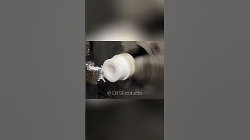 CNC processing of fluoroplastic products #cnc #cncprocessing #processing #process #restoration