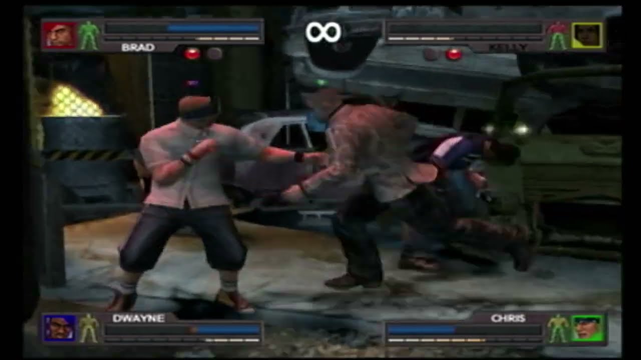 Brad hawk & Dwayne Davis vs Kelly & Chris - Urban Reign Gameplay #77