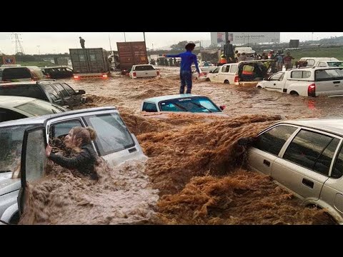 Thousands of cars went underwater! Terrible flood in Barquisimeto, Venezuela