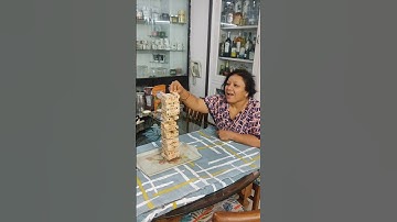 Jenga Game Fun 🥰 #jenga #jengagame #jengablocks #jengachallenge