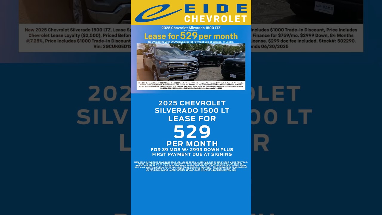 2025 Chevrolet Silverado 1500 LTZ Eide Chevrolet | Cars, Trucks, and SUVs in Mandan, ND