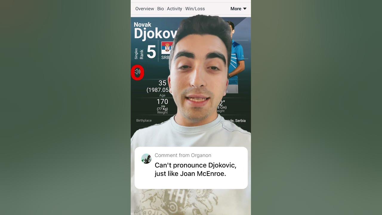 How to Pronounce Djokovic YouTube