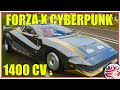 La Quadra de Cyberpunk 2077 sur Forza Horizon !