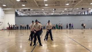 Patrick Henry NJROTC Armed Exhibition Performs at Ramona Field Meet 2023!