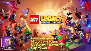 LEGO Legacy: Heroes Unboxed - NETFLIX Exclusive - iOS / Android Gameplay