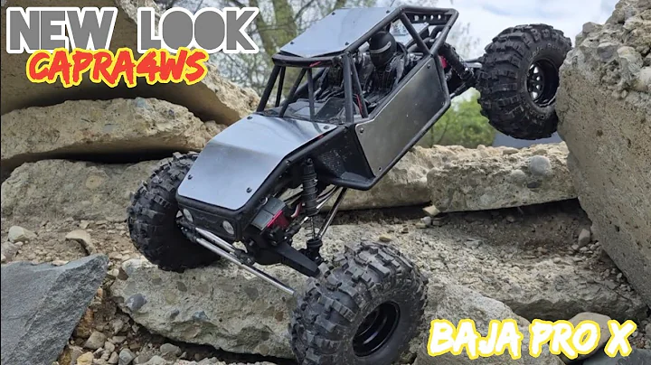 NEW LOOK Axial Capra 4ws tests proline Mickey Tompson Baja Pro x 1.9 at Crawler County
