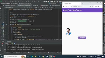 Image Picker for Web | flutter | flutter web