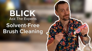 How to Clean Your Brushes without Solvents