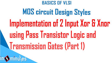 Module3_Vid13_Implmtn of 2 Input Xor and Xnor using Pass Transistor Logic and Transmission Gates - 1