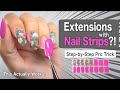 Wait—You Can Extend Nails with Semi-cured Gel Nail Strips?! Full Step-by-Step Guide【ASKA NAILS】