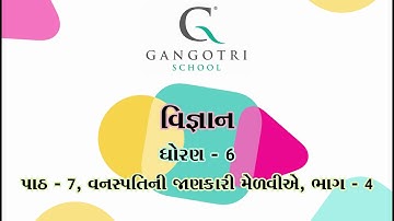 ધોરણ - 6 । વિજ્ઞાન । પાઠ - 7 વનસ્પતિની જાણકારી મેળવીએ । ભાગ - 4