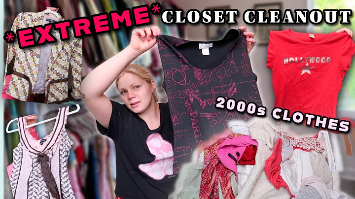 EXTREME CLOSET CLEANOUT after YEARS of thrifting! | sorting through everything I own!
