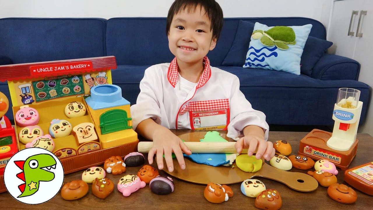 レオくんがカラフルねんどをつかってマクドナルドのハンバーガーをつくる？ トイキッズ