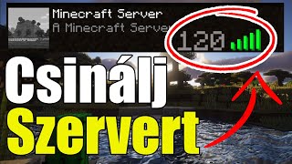 Csinálj Minecraft szervert! (mc szerver készítés egyszerűen)