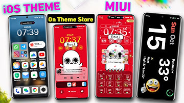 New iOS Inspired Miui Theme with 50+Features🔥- Available on Theme Store😃 | Install Now👍