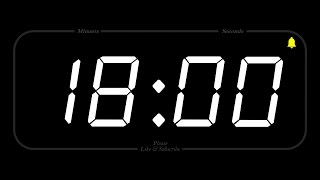 18 MINUTE - TIMER & ALARM - Full HD - COUNTDOWN