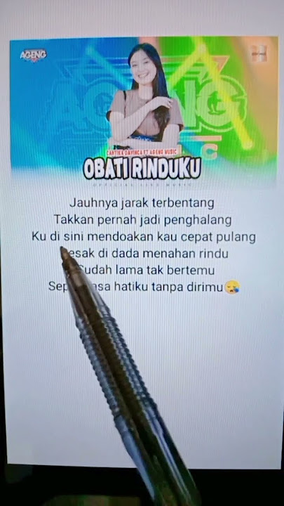 Lirik Lagu Obati Rinduku By Cantika Davinca😪😪