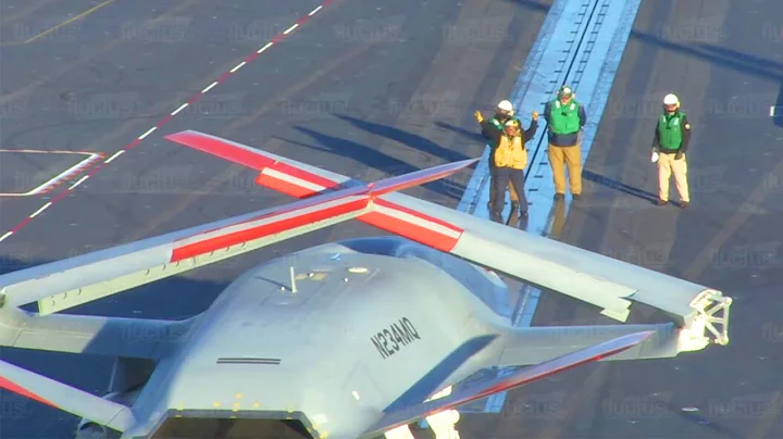 US Navy Testing its New Massive Futuristic Drone on Aircraft Carrier - DayDayNews