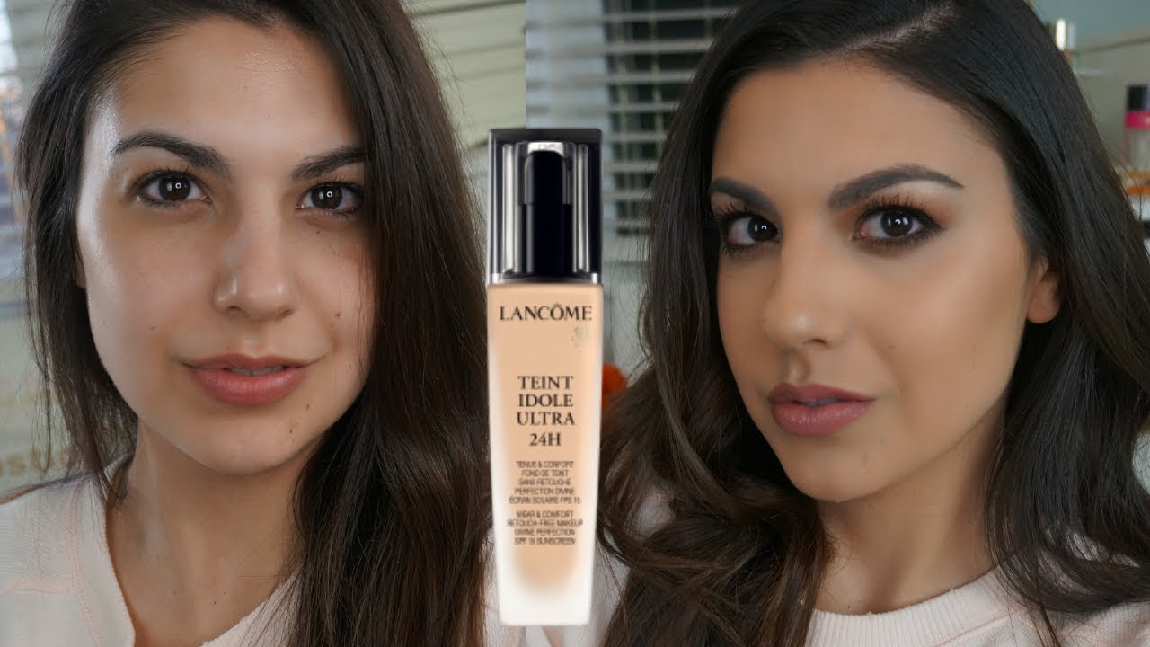 Lancome Teint Idole Ultra Wear Foundation Review and Demo! - YouTube