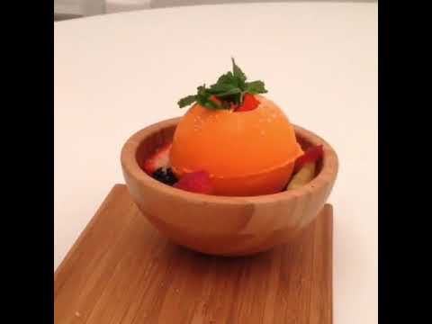 how to serve orange ball ! easy dessert recipes - YouTube