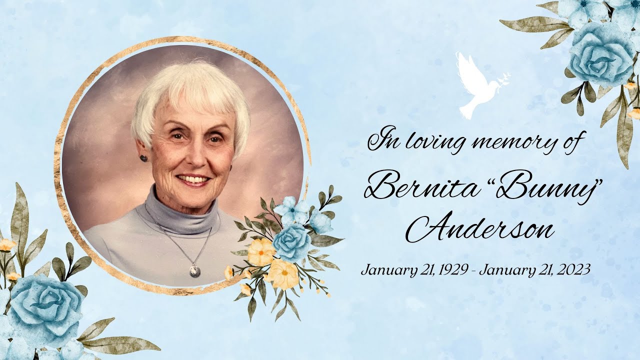 Memorial Service for Bernita "Bunny" Anderson