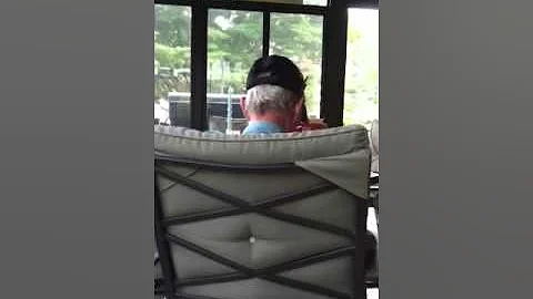 Creeping on dad singing Italian