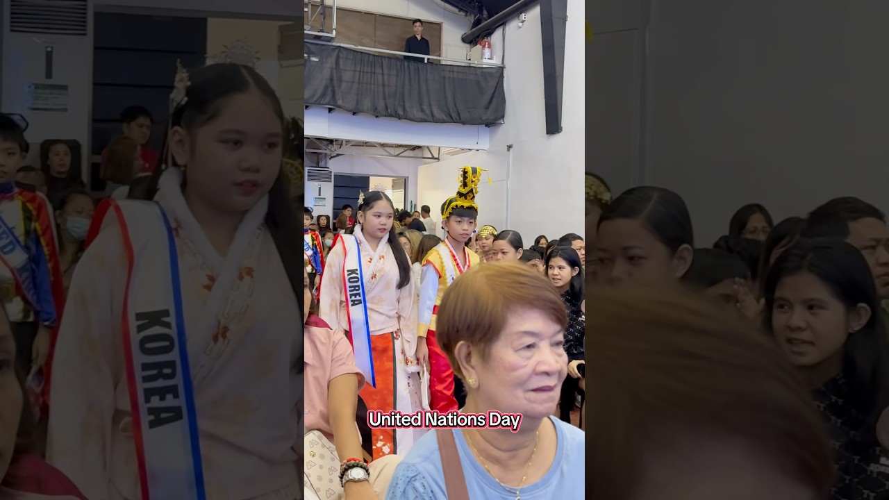 MR AND MS KOREA ENTRANCE INTRODUCTION USING THEIR LANGUAGE #unitednations #korea