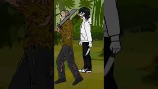 Jeff the killer vs Jason voorhees #drawing animations #animations #jeffthekiller