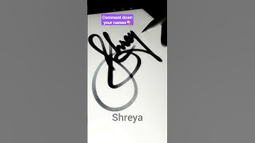 Creating Signature, But in 5 sec! Satisfying! (#Shorts) #Shinewithshorts