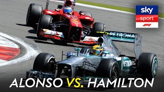 Die besten Duelle! 🔥 | Alonso 🇪🇸 gegen Hamilton 🇬🇧
