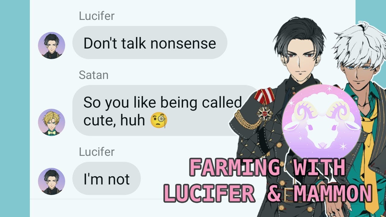 OBEY ME TEXTING STORY|| FARMING (KARDASHIANS SPOOF) FT. LUCIFER, MAMMON, & MC