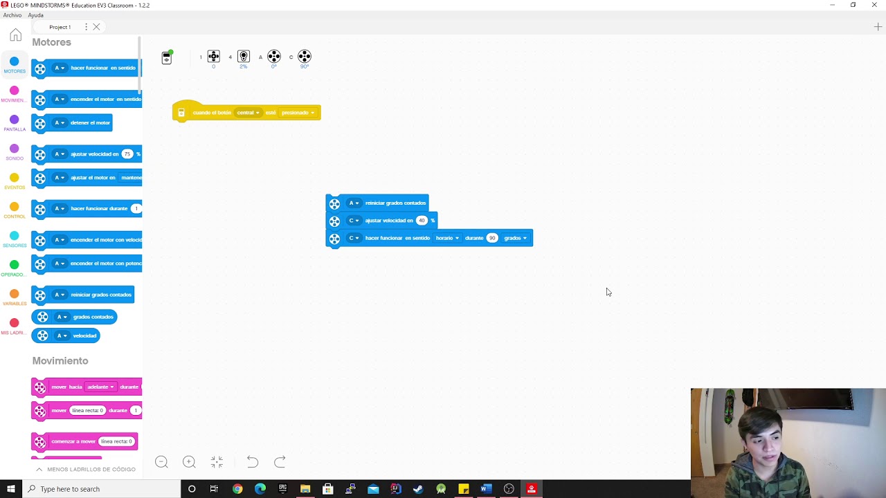 Motores En Vivo EV3 Classroom (Español)