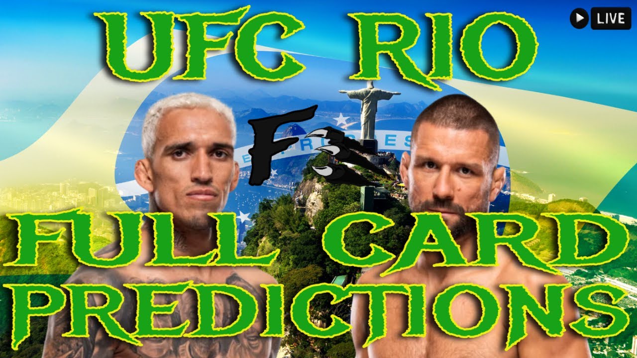 Fight Night Riocard UFC RIO FULL CARD PREDICTIONS - YouTube