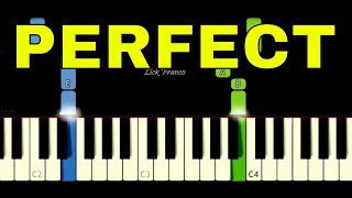 Perfect - tutorial piano - Ed Sheeran