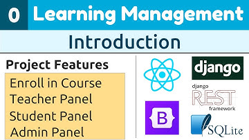 Learning Management System Website in Django ReactJs #0|Series Introduction|Django ReactJs Tutorials