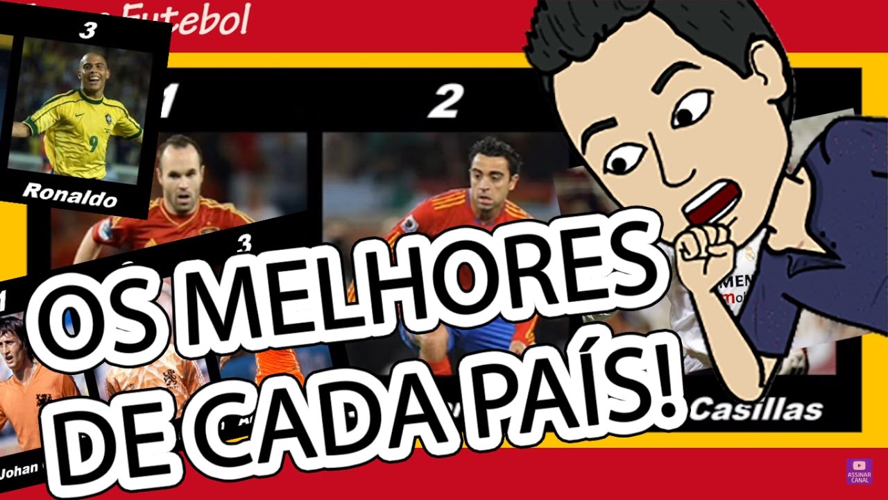 Melhores Jogadores De Todos Os Tempos Top 3 De Cada País YouTube Melhores Jogadores De Todos Os Tempos Top 3 De Cada País YouTube