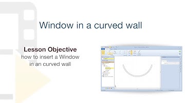 Edificius Tutorial - Window on a curved wall - ACCA software