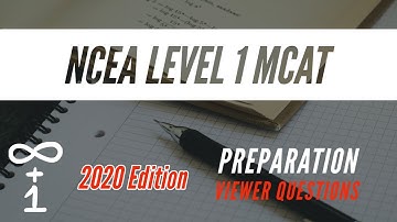NCEA Level 1 MCAT Algebra Preparation - Viewer Questions | PS