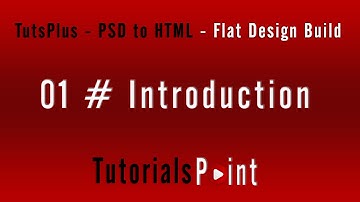PSD to HTML Flat Design Build-Introduction