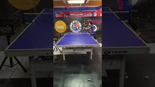 training serve🏓#drill #spin
