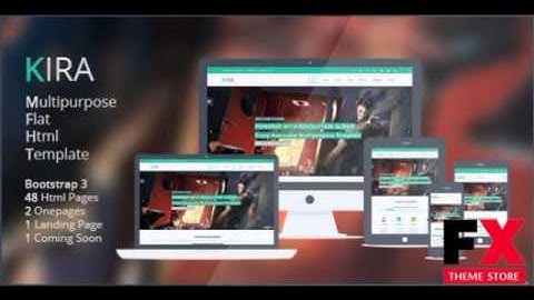 Preview Kira Multipurpose Flat Html5 Template TForest