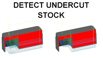 Mẹo vặt Mastercam: Loại bỏ đường chạy dao thừa với tính năng "Detect Undercut Stock"