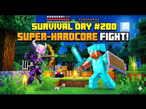 03/200 days MINECRAFT BEDROCK  SEASON2 gameplay  #shots