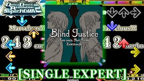 【DDR SN2】 Blind Justice ～Torn souls,Hurt Faiths～ [SINGLE EXPERT] 譜面確認＋クラップ