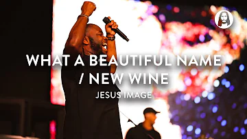 What A Beautiful Name / New Wine | Jesus Image