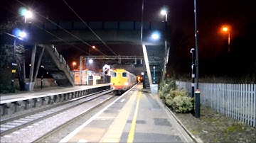 Chopper Thrash! Direct Rail Services 20308 & 20309 Pass Winsford with 6K73, 12/02/15