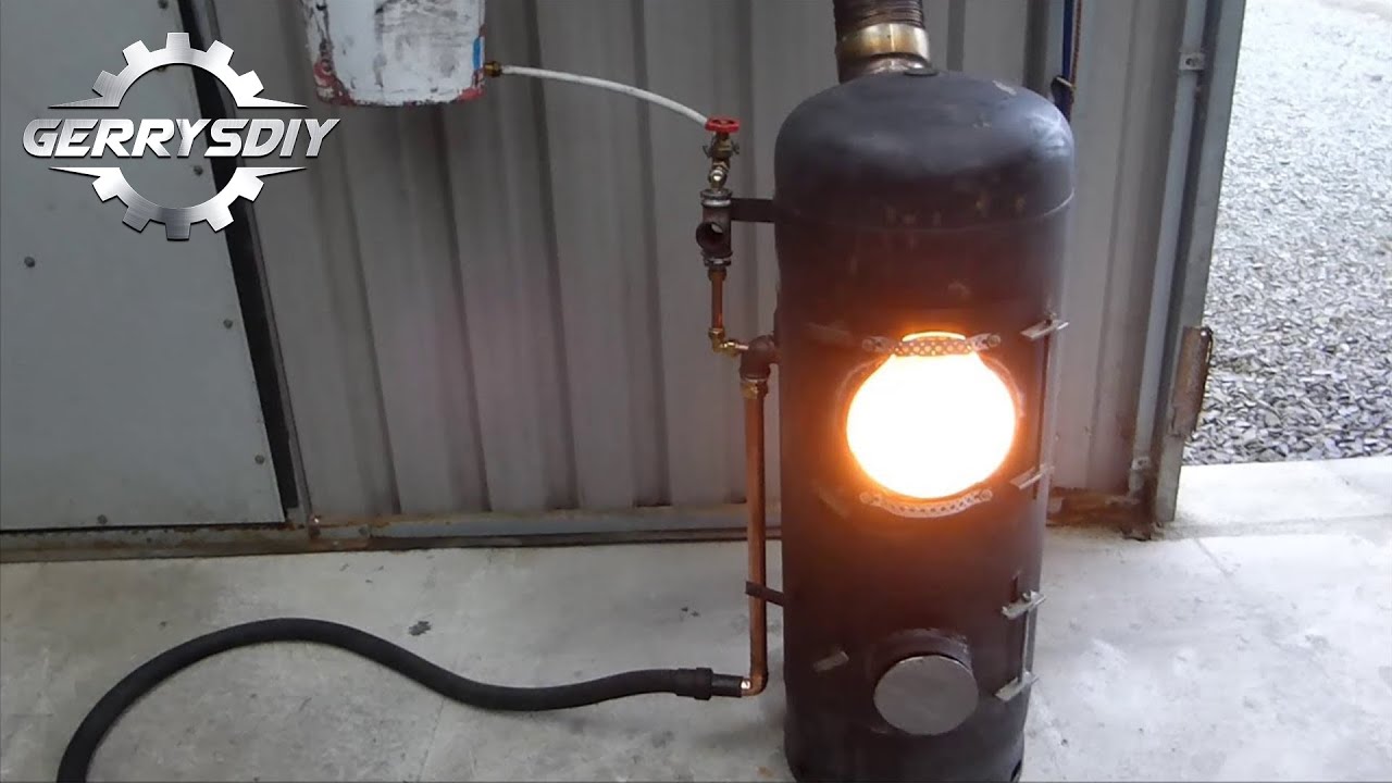 Build A New And Improved Fantastic Output Waste Oil Burner Youtube