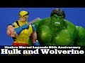 Marvel Legends Hulk and Wolverine 1st Appearance 2-pack 80th Anniversary Hasbro Action Figure Review