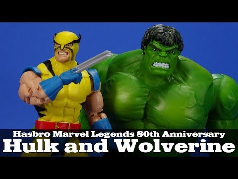 Marvel Legends Hulk and Wolverine 1st Appearance 2-pack 80th