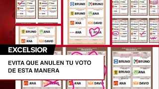 ¡Evita que anulen tu voto, así se debe votar en las elecciones 2024!